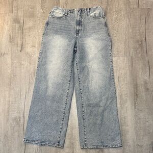 Habitual Light Wash Wide Leg Denim Jeans - 4 - 27